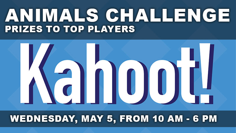 Geography Challenge | Kahoot! | Wednesday, April 7, from 10 AM - 6 PM