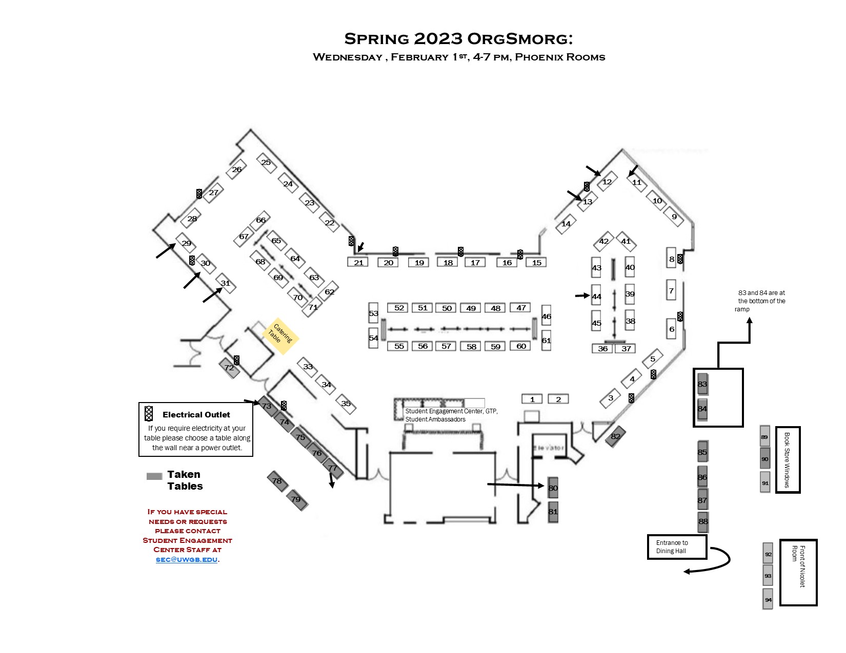 Fall 2022 Org Smorg map
