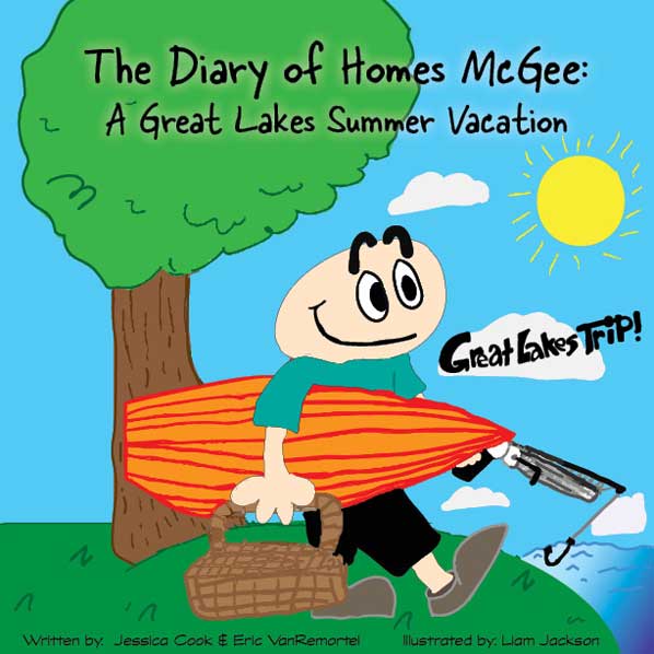 Cover Art for The Diary of Homes McGee: A Great Lakes Summer Vacation