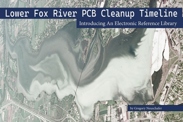 Cover of Lower Fox River PCB Clean Up Timeline