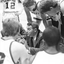 Coach Dick Bennett fines tunes the Phoenix game plan.