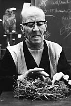 Ornithologist Carl Richter, donor of bird eggs and nests to the University