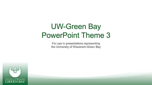 UWGB PowerPoint Theme 2