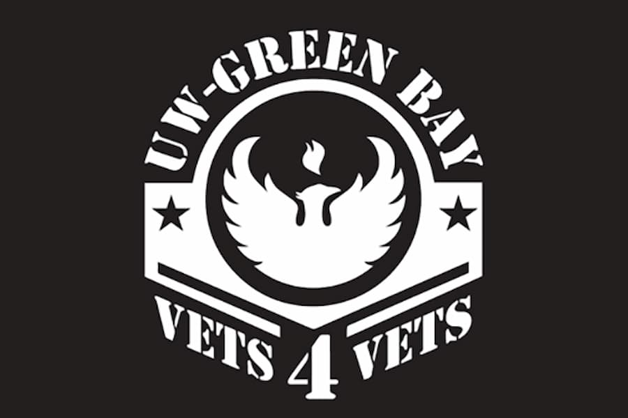 UWGB Vets 4 Vets logo