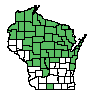 Dendrolycopodium obscurum map