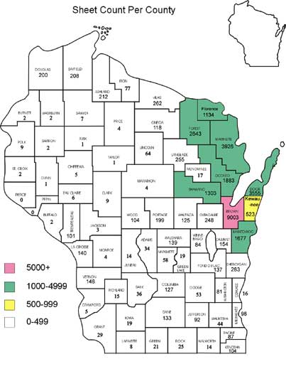 UWGB vouchers by County