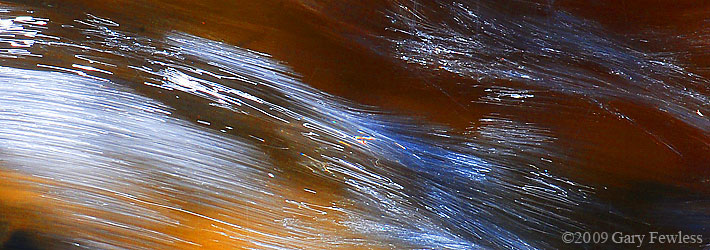 spring meltwater in Bairds Creek