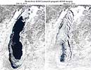 Lake Michigan ice-cover