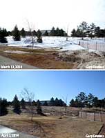 time lapse for snow melt
