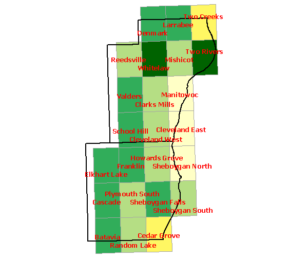 Total Species Region 16 Map