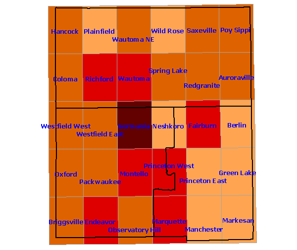 WBBA, Region 19 Quad Map