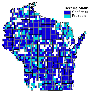 American Crow Map