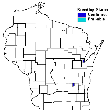 American White Pelican Map