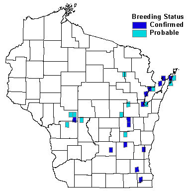 Black-crowned Night-Heron Map