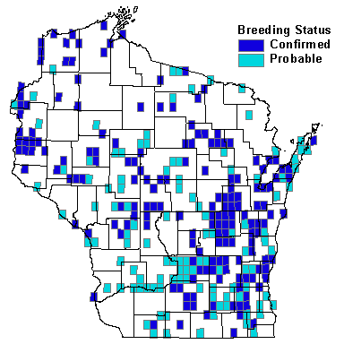 Blue-winged Teal Map