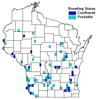 Cerulean Warbler Map