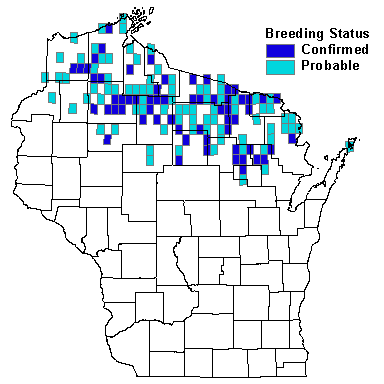 Evening Grosbeak Map