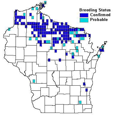 Golden-crowned Kinglet Map