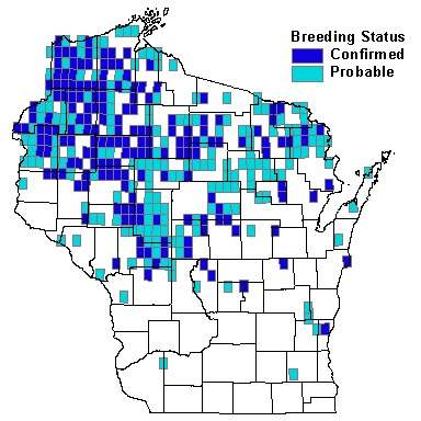 Golden-winged Warbler Map