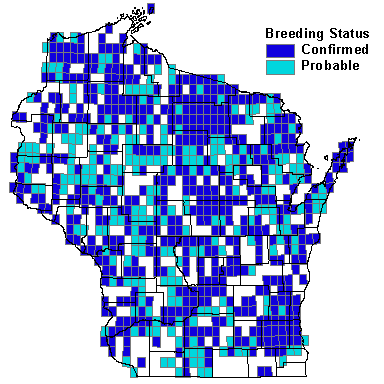 Hairy Woodpecker Map