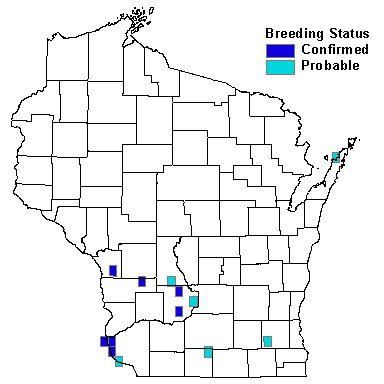 Kentucky Warbler Map