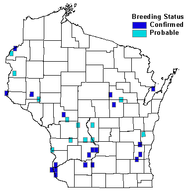 Louisiana Waterthrush Map