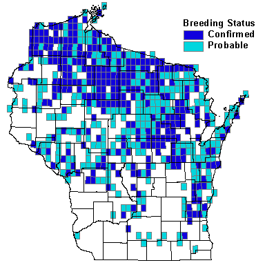 Mourning Warbler Map