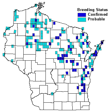 Northern Waterthrush Map