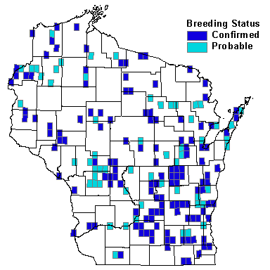 Pied-billed Grebe Map