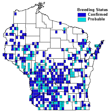 Red-headed Woodpecker Map