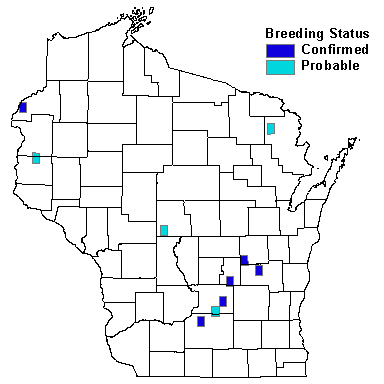 Red-necked Grebe Map