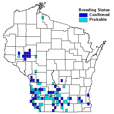 Tufted Titmouse Map