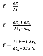 Average Velocity