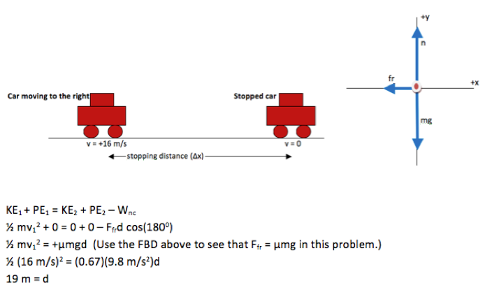 Know your stopping distances