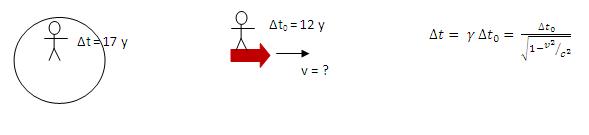 Spaceship and time equation