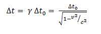 Relativistic Time Equation