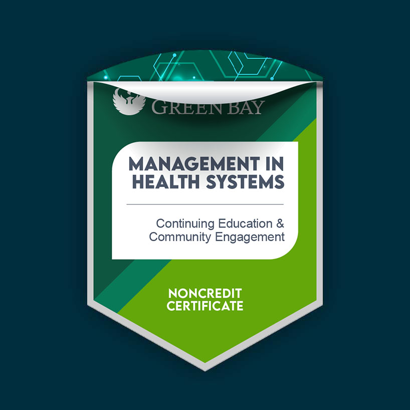 management in health systems digital badge
