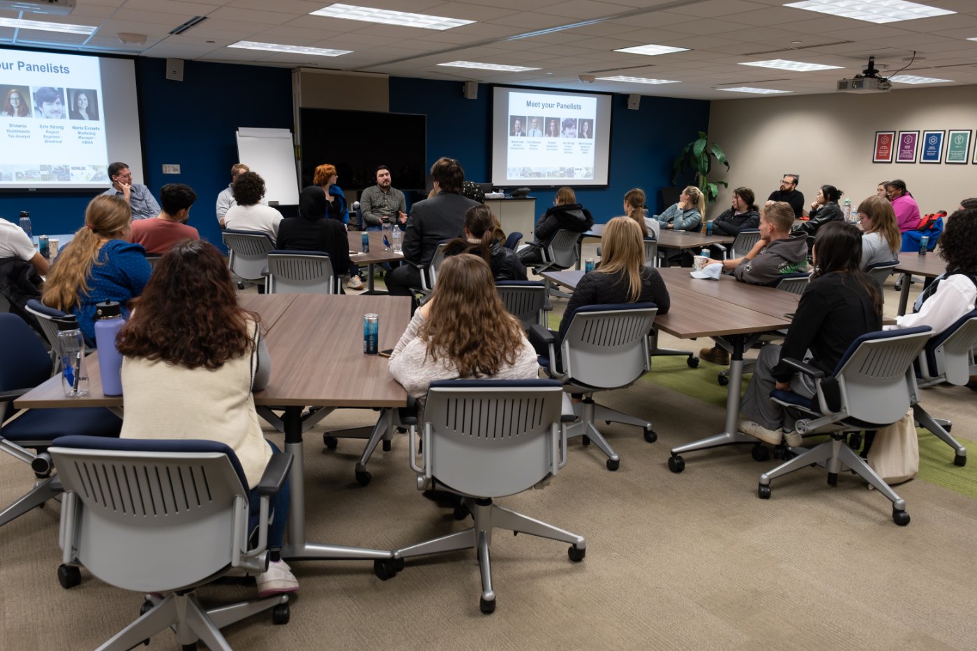 Meeting in the STEM center