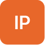 Orange IP Icon.