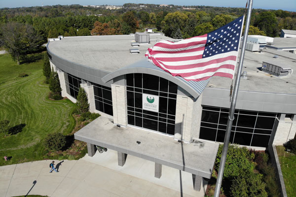 ariel view of Sheboygan campus