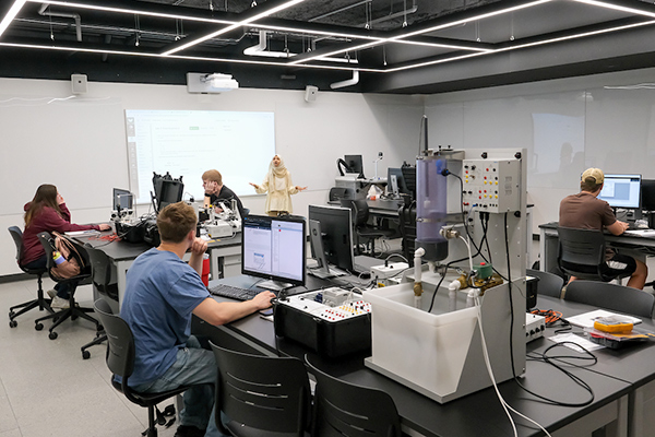 Students in Automation Lab