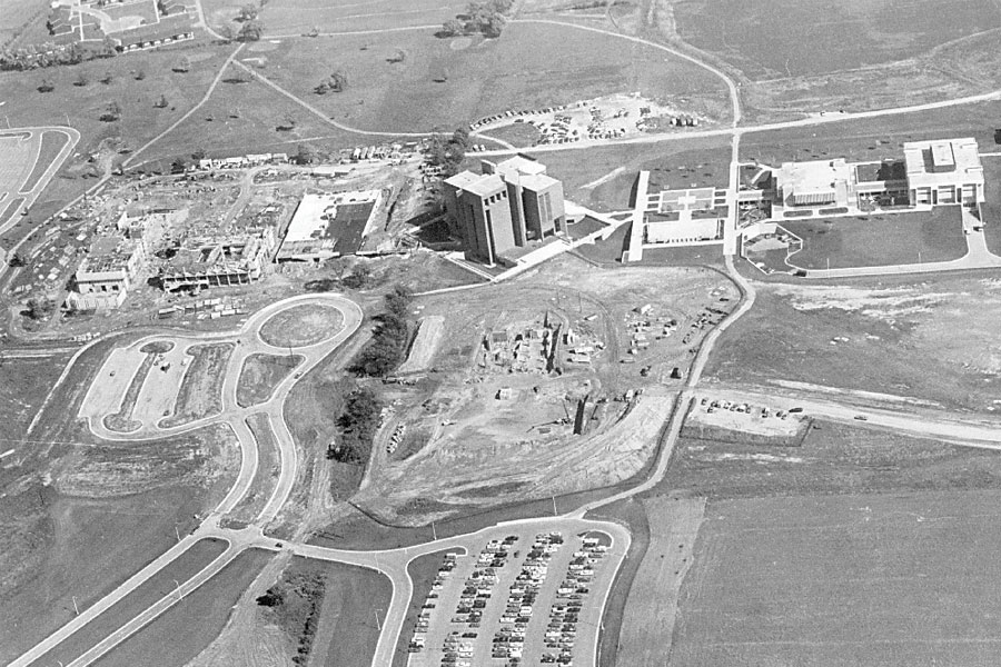 UW-Green Bay Campus in 1972.