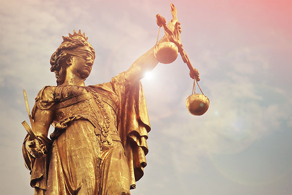 Blind Justice Statue