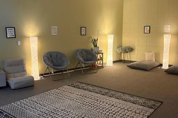 Recharge Lounge area