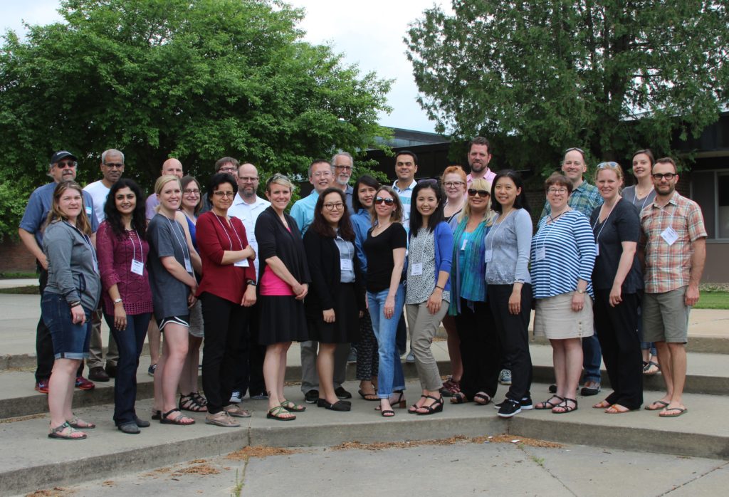 a group of smiling instructors