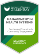 Image of digital badge for Management in Health Systems