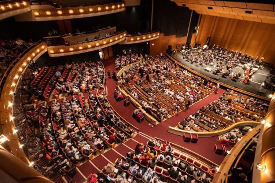 Weidner center birds eye view