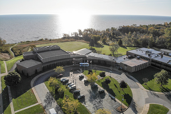 Manitowoc campus arial view