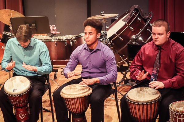 UW-Green Bay Hand drumming ensemble