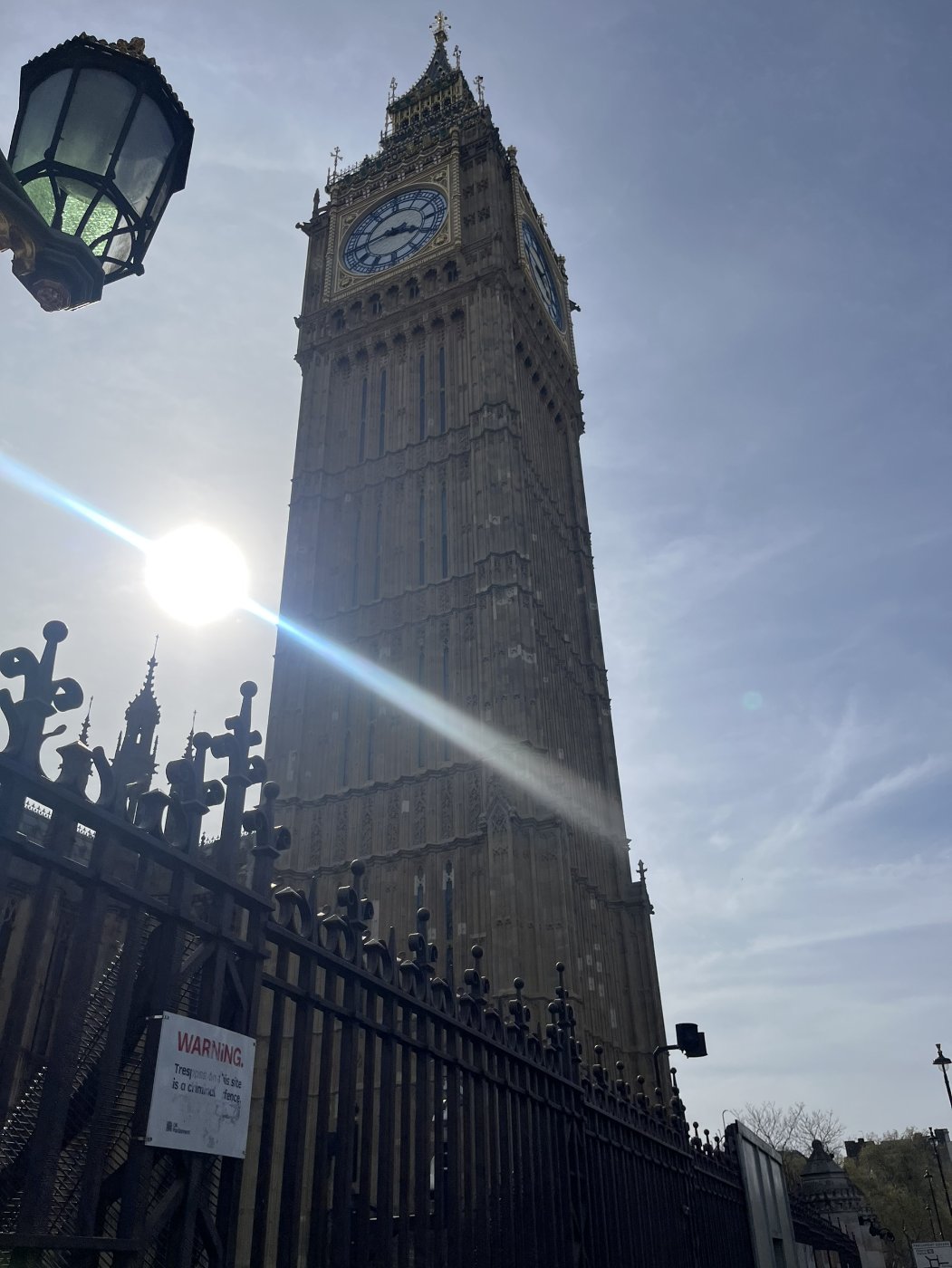 Photo of Big Ben against the sky.